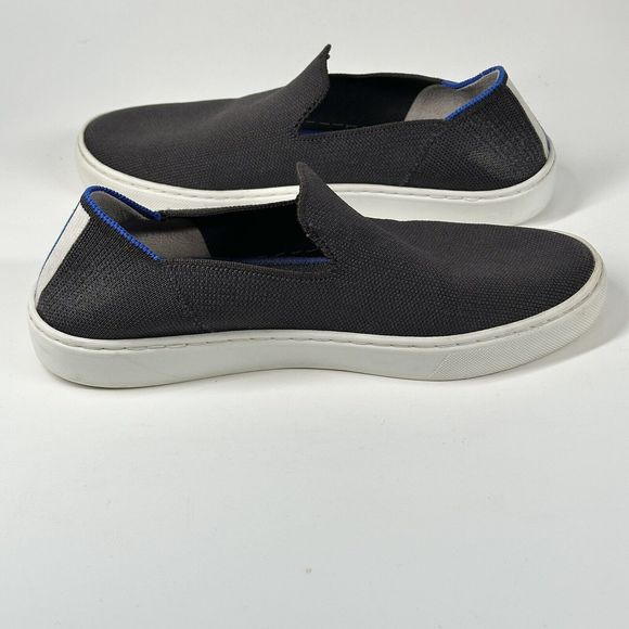 Rothy's Women's The Original Slip On Sneaker Solid Black Textile Shoe Size 7.5 - Picture 6 of 16